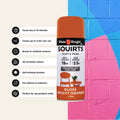 White Knight Squirts Bright Orange Gloss Spray Paint 310g - Solvent-Based, Waterproof