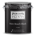Porter S Paints 4L Palm Beach Black Timber Stain - Charcoal Black - Water-Based - SuperSaverAU - view 1