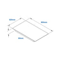 Haier 90cm 300 Series induction cooktop - five cook zones - black glass - touch controls - HCI905TB4