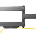 Practa Full Motion TV Wall Mount PRWMFMM 32-55 inch Black Steel, Swivel Tilt, Hardware Included