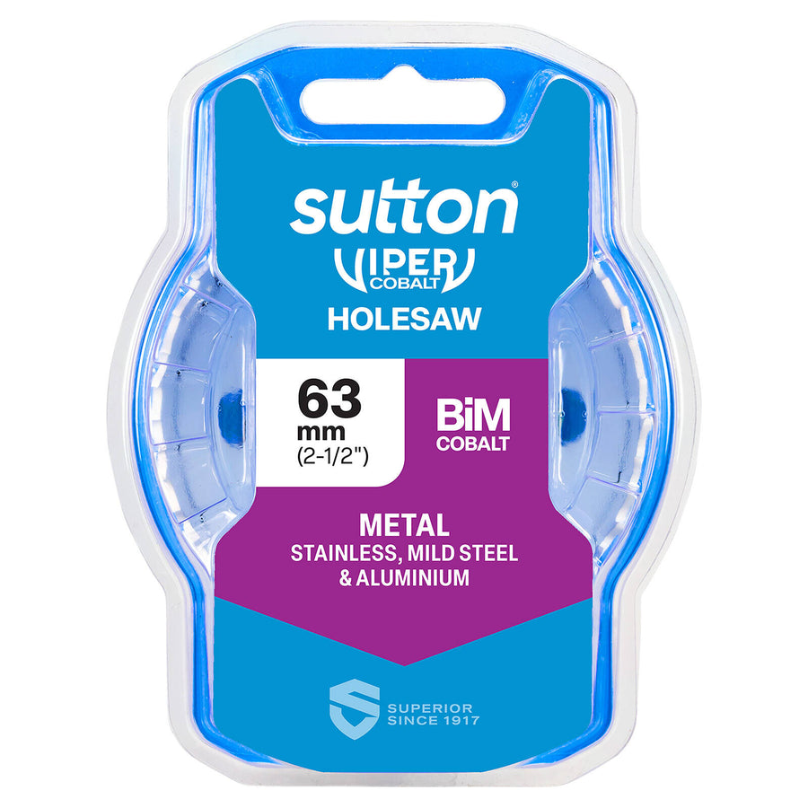 Sutton Tools 63mm Viper Cobalt Bi-Metal Holesaw