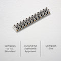 Deta 12 Terminal Connector Strip - 20A - Polypropylene - Compact Design - SuperSaverAU - view 2