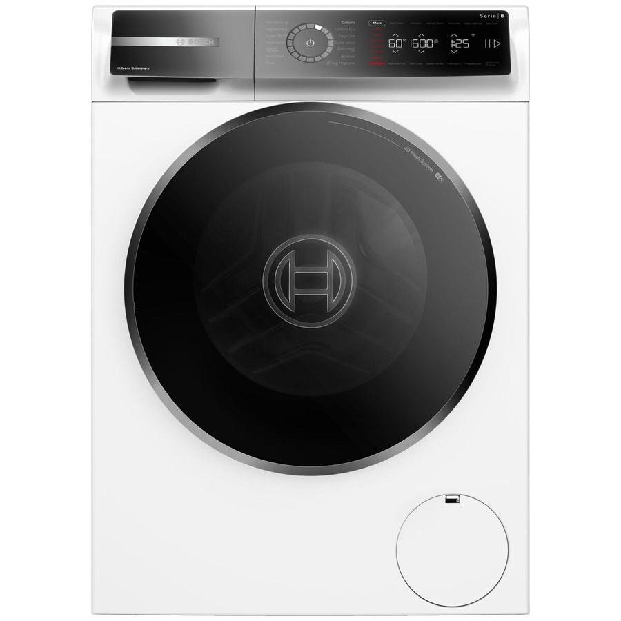Bosch 10kg Series 8 Front Load Washing Machine - 1600rpm Spin, 5 Star Energy, Home Connect - WGB25601AU