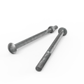 Zenith M16 x 260mm Hot Dip Galvanised Cup Head Bolts And Nuts 12 Pack - SuperSaverAU - view 2