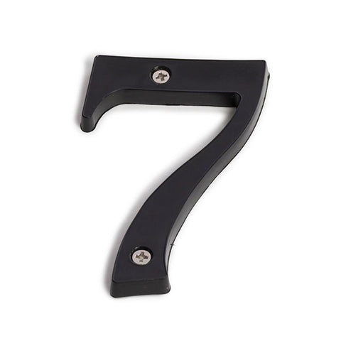 Sandleford 85mm Black Plastic House Number 7 - Durable - Easy Install - SuperSaverAU - view 1