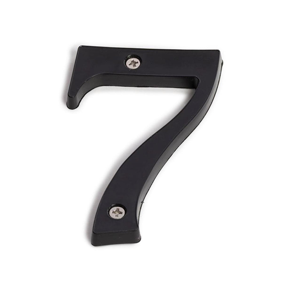 Sandleford 85mm Black Plastic House Number 7 - Durable - Easy Install - SuperSaverAU - view 1
