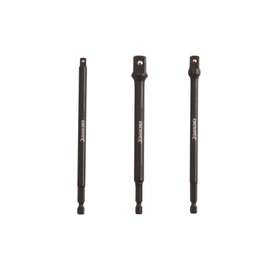 Kincrome Impact Drill Socket Adapter Set - 3 Piece - Cr-Mo - Durable - SuperSaverAU - view 1