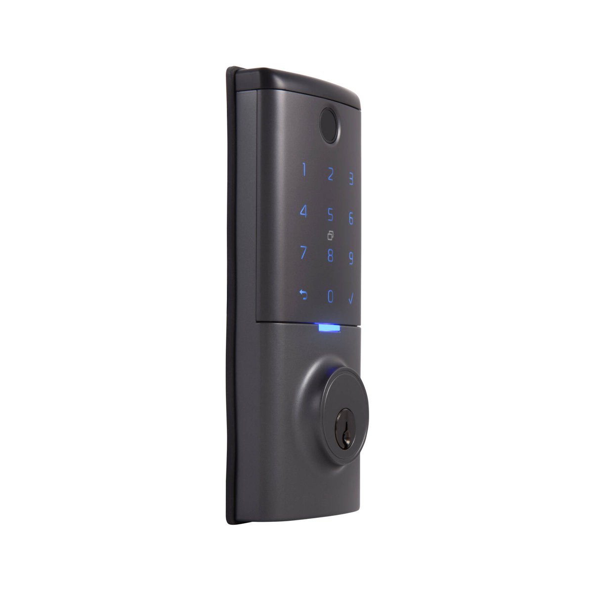 Gainsborough Graphite Mode Smart Deadbolt - RFID & Fingerprint Access - 115mm x 230mm x 310mm - Weather Resistant