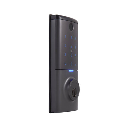 Gainsborough Graphite Mode Smart Deadbolt - RFID & Fingerprint Access - 115mm x 230mm x 310mm - Weather Resistant