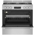 Beko 90cm Dual Fuel Freestanding Oven - 130L Twin Fan, Six Gas Burners, Stainless Steel - BFC918GMX1