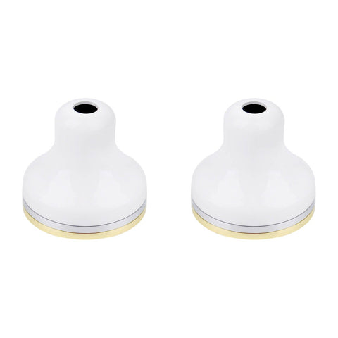 Shaw Mason White Brass Basin Flange - 96mm x 172mm - Durable & Leak-Proof - SuperSaverAU - view 1