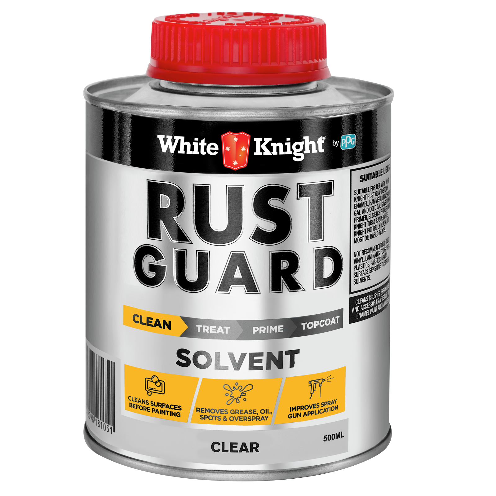 White Knight Rust Guard 500ml Solvent Cleaner & Paint Thinner