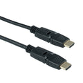 Antsig 2m Black HDMI Rotate or Swivel Cable Gold Plated