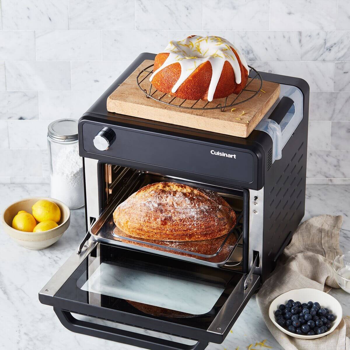 Cuisinart Gourmet Pro Multifunctional Toaster Oven 20L - Air Fry, Steam, Convection - CSO-500NXA