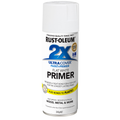 Rust-Oleum 2X Ultra Cover Flat White Primer Spray Paint 340g Paint & Primer In One