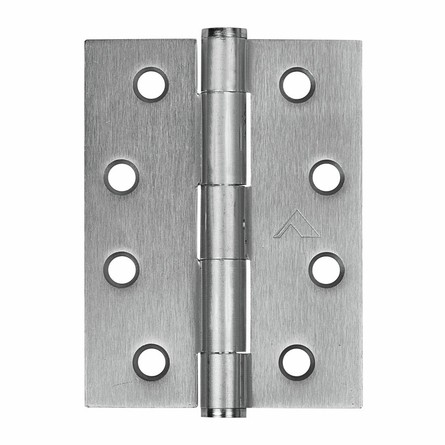 Pinnacle 100mm Zinc Plated Fixed Pin Butt Hinge 2 Pack