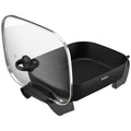 Tefal Easy Banquet 7L Electric Frypan - 2200W, Non-Stick, Integrated Lid Holder, Black - KC6018