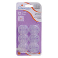 Dreambaby Child Safety Power Outlet Plugs 12 Pack, Transparent Polypropylene Covers
