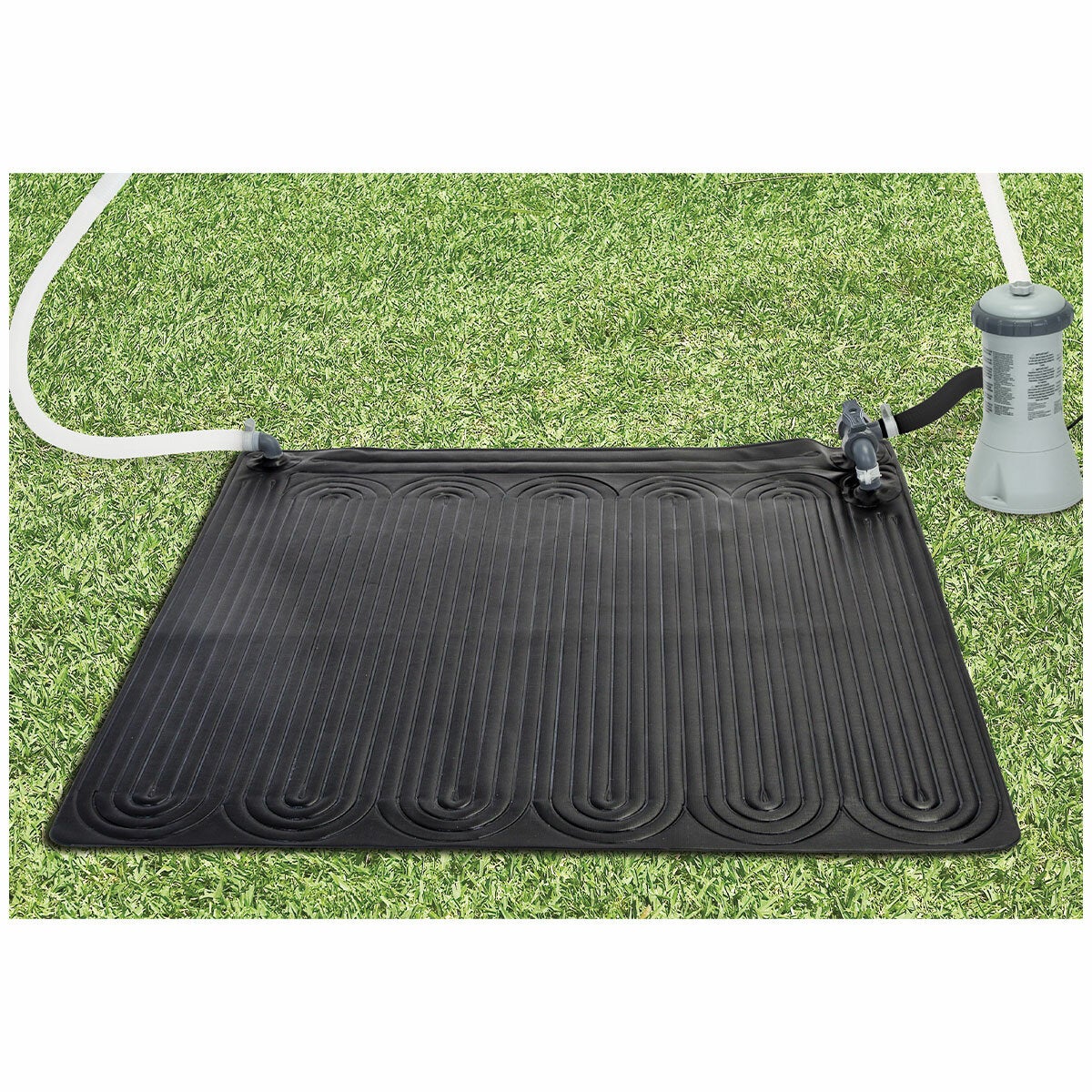 Eco Solar Pool Heater Mat 1.2m x 1.2m, UV Stabilised PVC with Bypass Valve and Hose by Intex — image 3