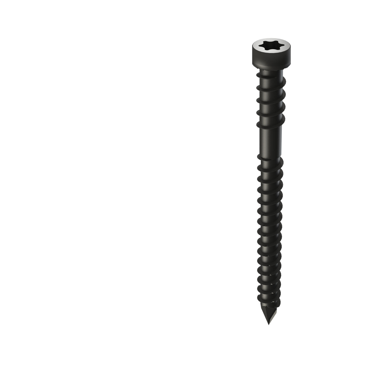 Bremick UltraFast 10g x 65mm 304 Stainless Black Trim Head Decking Screw 500 Pack