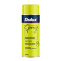 Dulux 340g Sunny Green Gloss Spray Paint, Indoor, 2.2m2/L Coverage