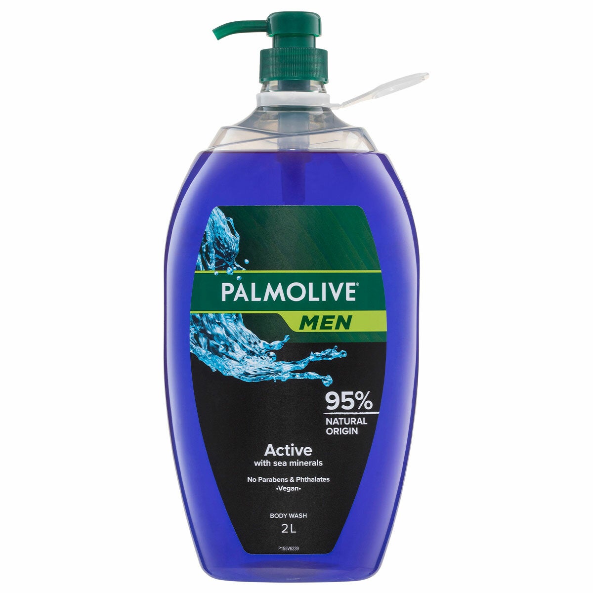 Palmolive Mens Body Wash 2 Litre Shower Gel Orange Oil and Sea Salt
