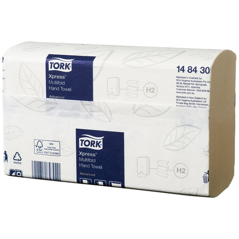 Tork Advanced Multifold Paper Hand Towel 21 Pack 185 Sheets Xpress — image 2