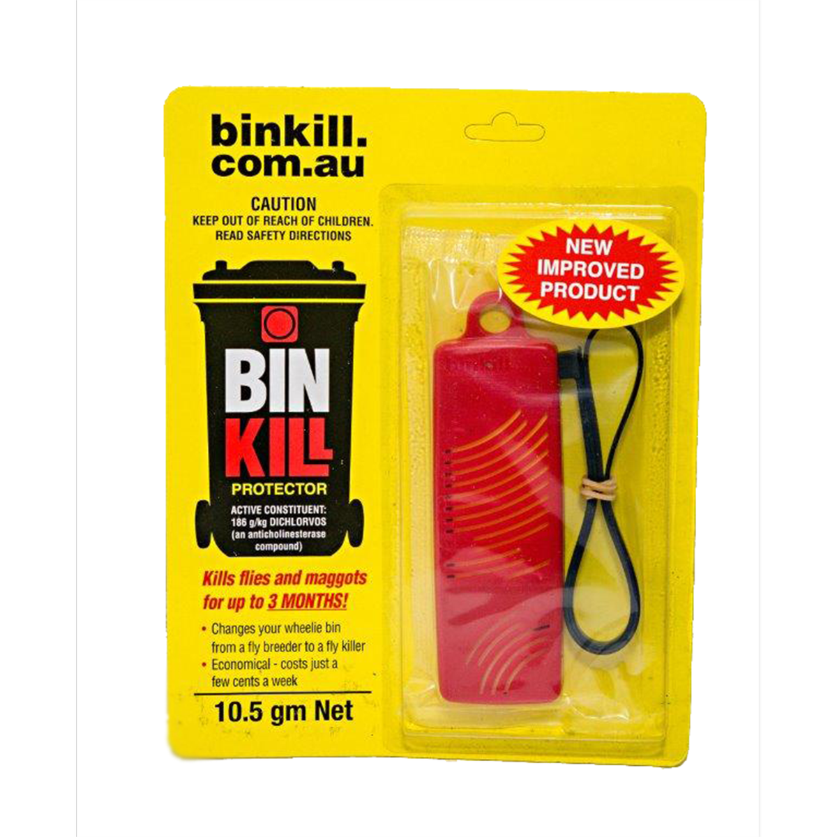 Binkill Bin Protector - 10g - Plastic - Fly Killer - SuperSaverAU - view 1