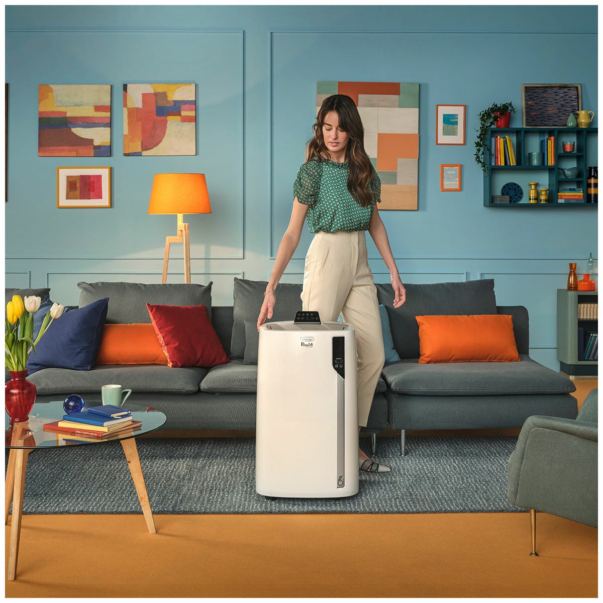 Wi-Fi Smart Portable Air Con 2.9kW with Dehumidifying Mode and Window Kit, De'Longhi PACEL112CSTWIFI — image 4