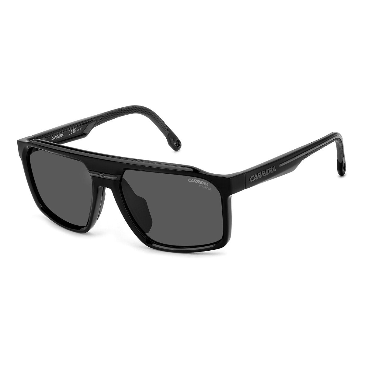 Carrera Mens Sunglasses 59mm Rectangular Grey Lens Flat Top C Sport 04 S 807