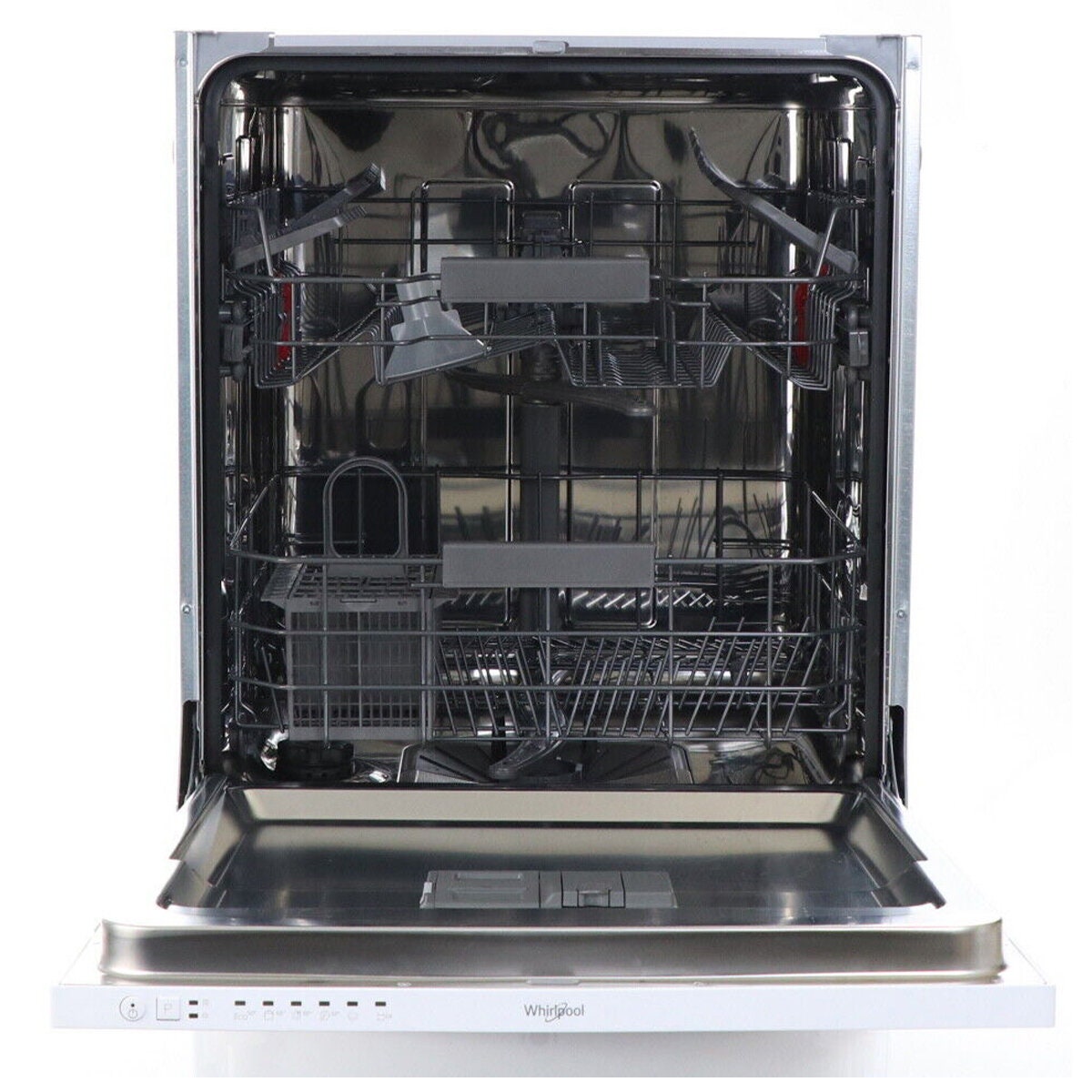 Whirlpool 60cm Fully Integrated Dishwasher - 14 Place Settings, 6th Sense, Flexi-Space Racks - WIE2C19AUSA