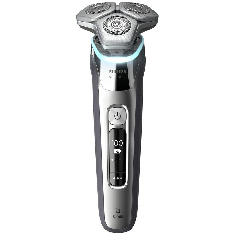 Philips Shaver Series 9000 SkinIQ - Lift and Cut - Dual SteelPrecision Blades - Chrome Silver - S9985-50