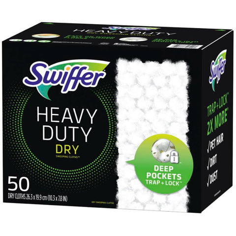 Swiffer Heavy Duty Dry Sweeping Cloths 50 Carton