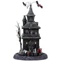 Musical Halloween Haunted House Decoration 445mm, Rotating Witch and Ghost — image 5