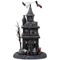 Musical Halloween Haunted House Decoration 445mm, Rotating Witch and Ghost — image 6