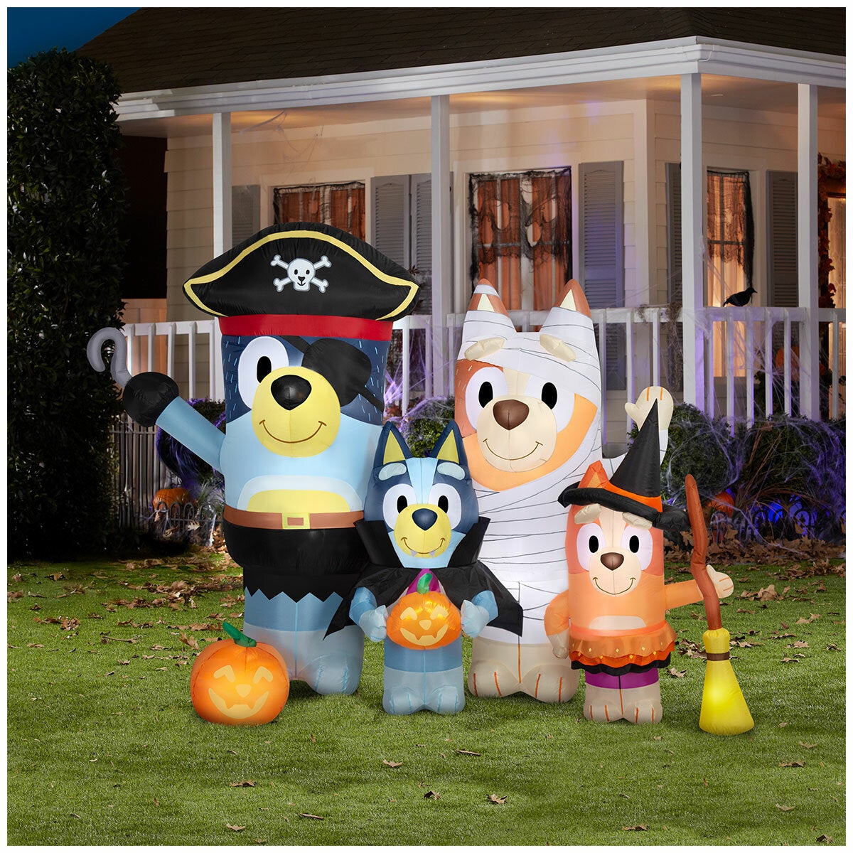 Gemmy 1980mm Bluey Family Lighted Inflatable Yard Decoration Halloween