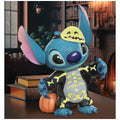 Disney Traditions 438mm Stitch Skeleton Statue Hand-Painted Halloween