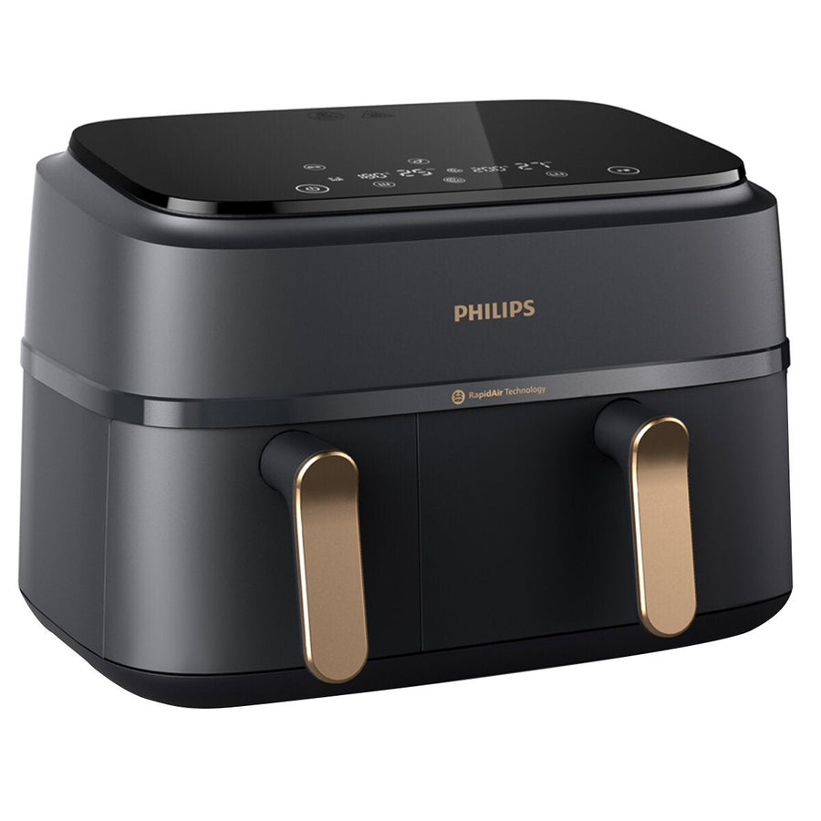 Philips Black Air Fryer XXL 9 Litre Dual Basket 3000 Series NA352