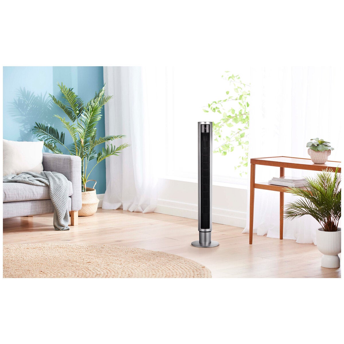 Slim 110cm Oscillating Tower Fan with Temperature and Humidity Display by Dimplex DCTF110D — image 8
