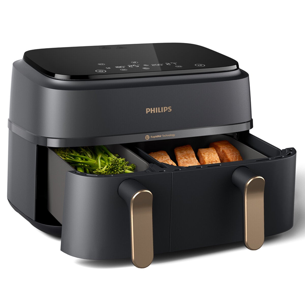 Philips Black Air Fryer XXL 9 Litre Dual Basket 3000 Series NA352 — image 3