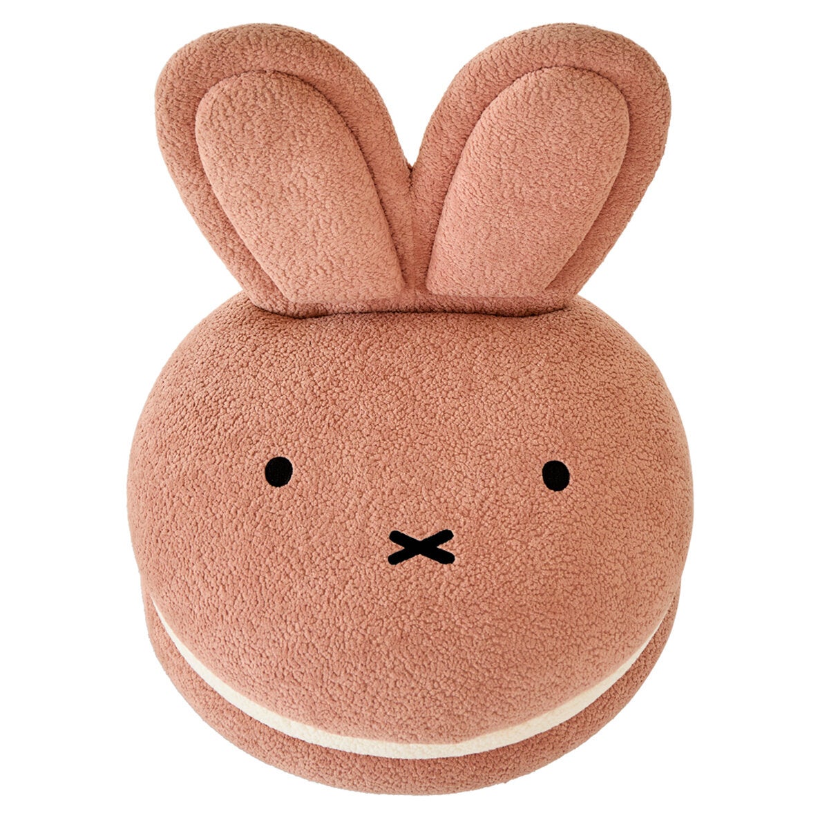 Pink Macaron-Shaped Kids' Accent Chair Featuring Miffy, Soft Boucle Upholstery by Aesthetik Kids — image 4