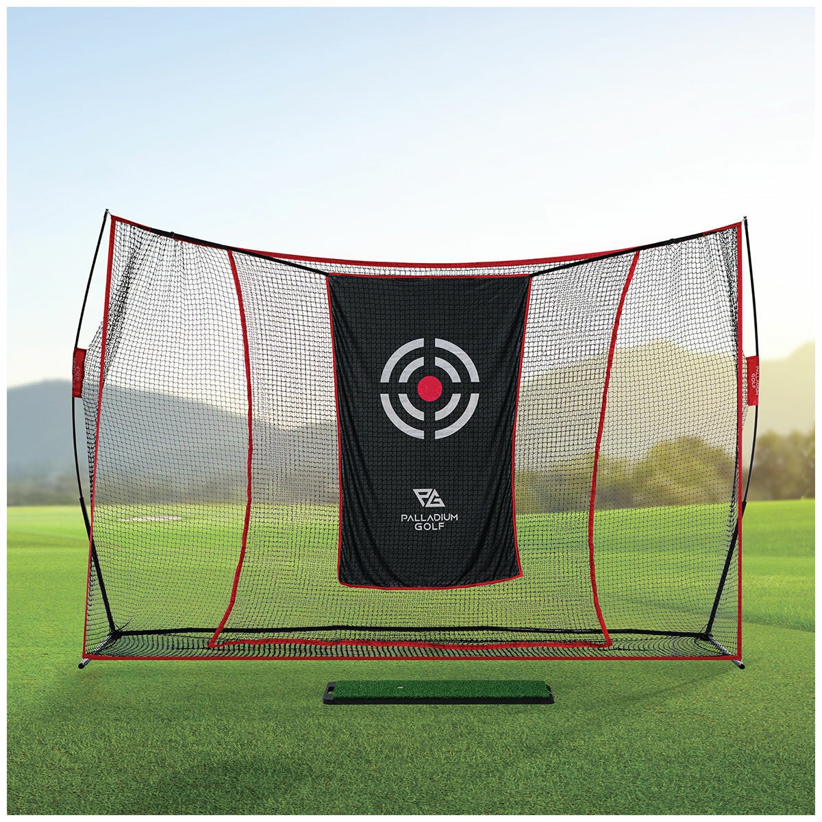 Palladium Golf Practice Net And Hitting Mat Kit 3000 x 2100mm Ball Return — image 4