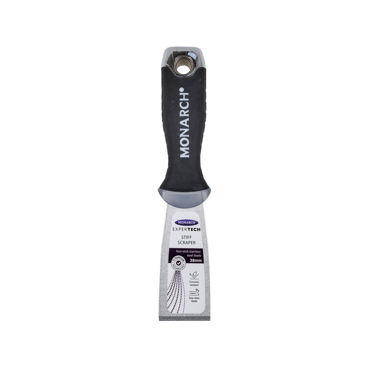 Monarch Expertech Stiff Scraper - 38mm - Stainless Steel - Non-Stick - SuperSaverAU - view 1