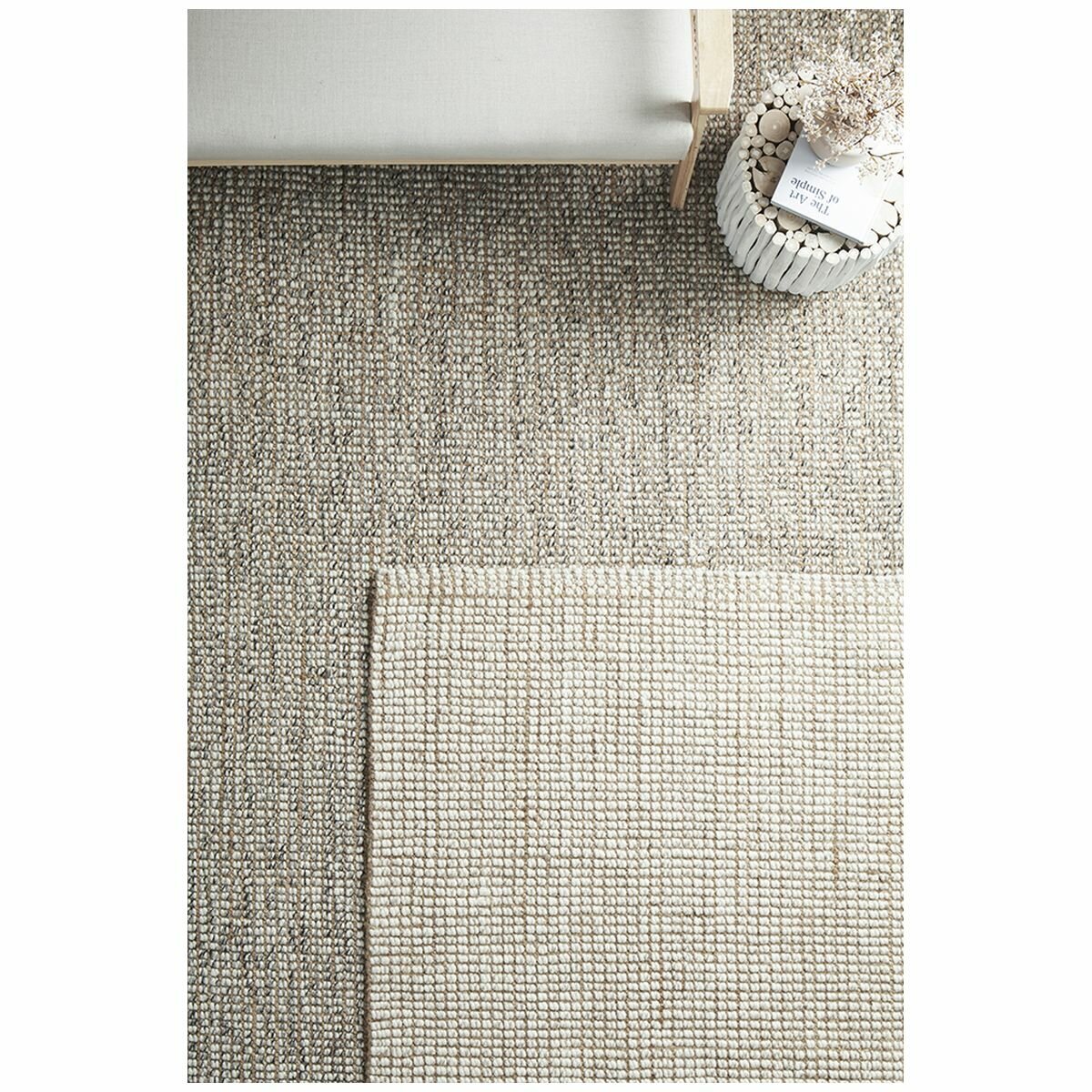 Rug Culture Arabella Hand Loomed Extra Large Rug 400x300 - Grey Polypropylene - ARAGREY400X300
