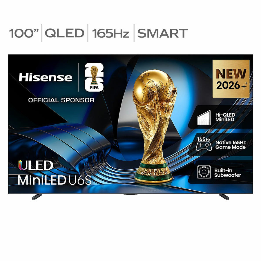 Hisense U6S 100 Inch 4K Hi-QLED Television Mini LED 165Hz 100U6SAU