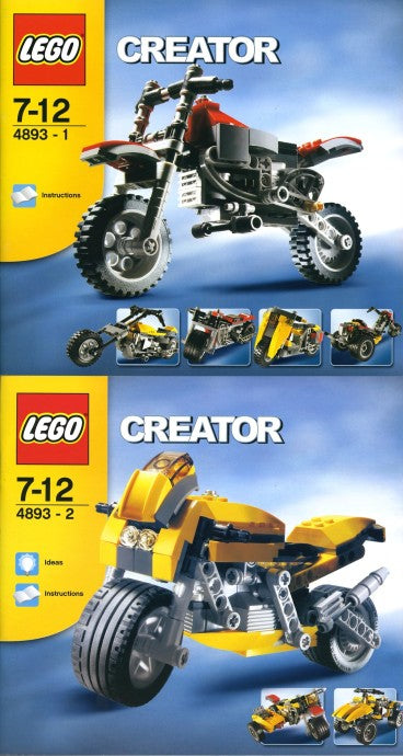 LEGO 4893 Creator Revvin' Riders, Motorcycles & ATVs - SuperSaverAU - view 1