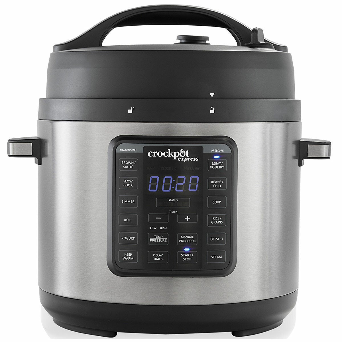 Crock-Pot Express Electric Pressure Cooker 8 In 1 Multi Cooker 13 Programmes CPE210