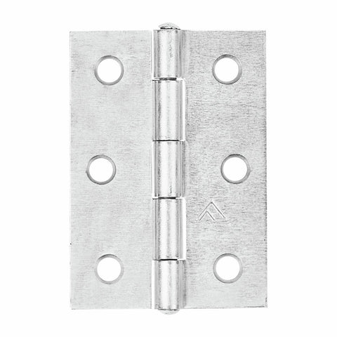 Pinnacle Butt Hinge - 85mm - Zinc Plated - Loose Pin - Pack of 2 - SuperSaverAU - view 1