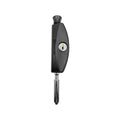 Remsafe Black Window & Door Patio Bolt - Lockable, Black Powdercoat Steel