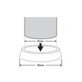 Surface Gard Clear Plastic Round Castor Cup 4 Pack - 37mm - Transparent - SuperSaverAU - view 3